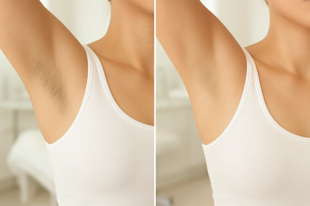 Smooth Arms with laser epilation – Unisex Beauty Care